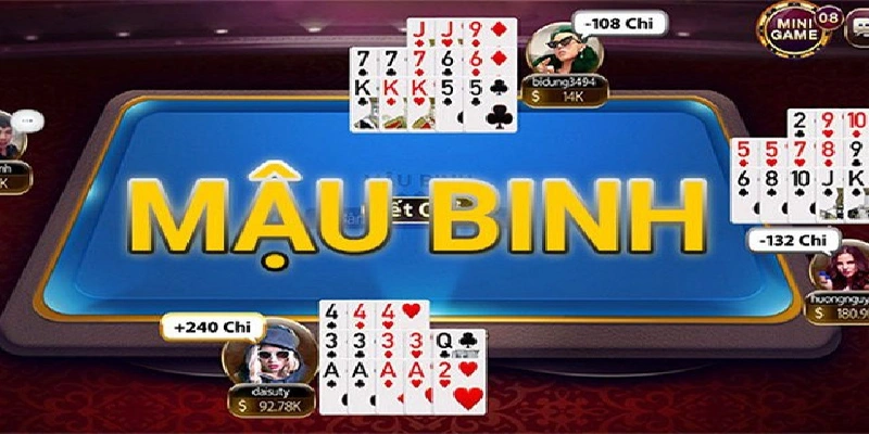 Mậu Binh được đánh giá là một trong những siêu phẩm của Game bài Me88